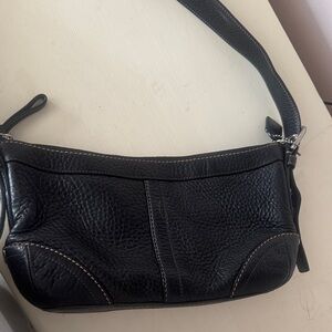 Coach Black Leather Bag